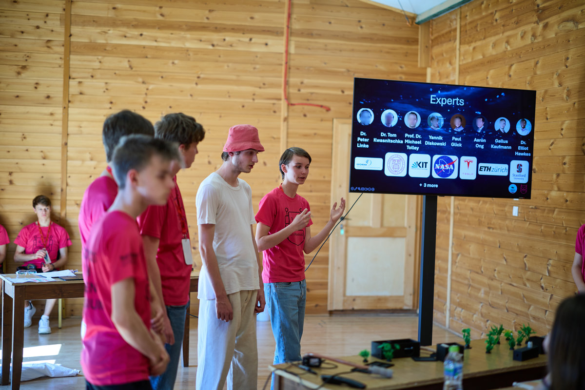 In der Jury-Session beeindruckten die Jungs mit ihren Präsentationen.