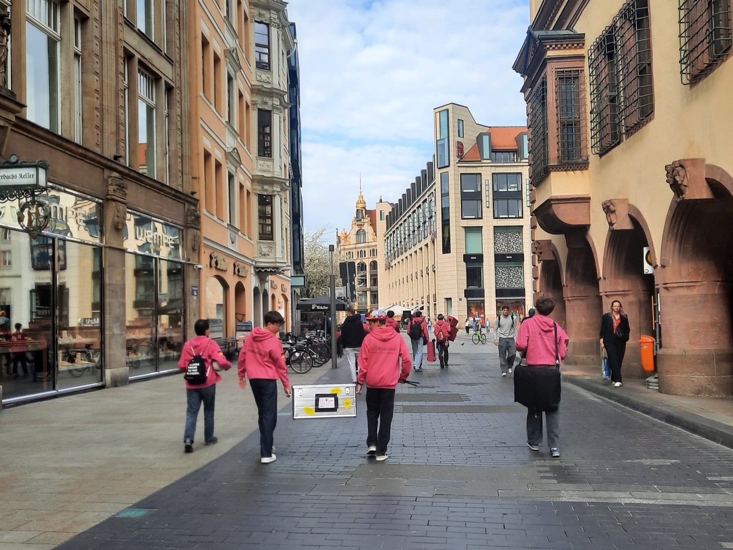 Ankunft in Leipzig