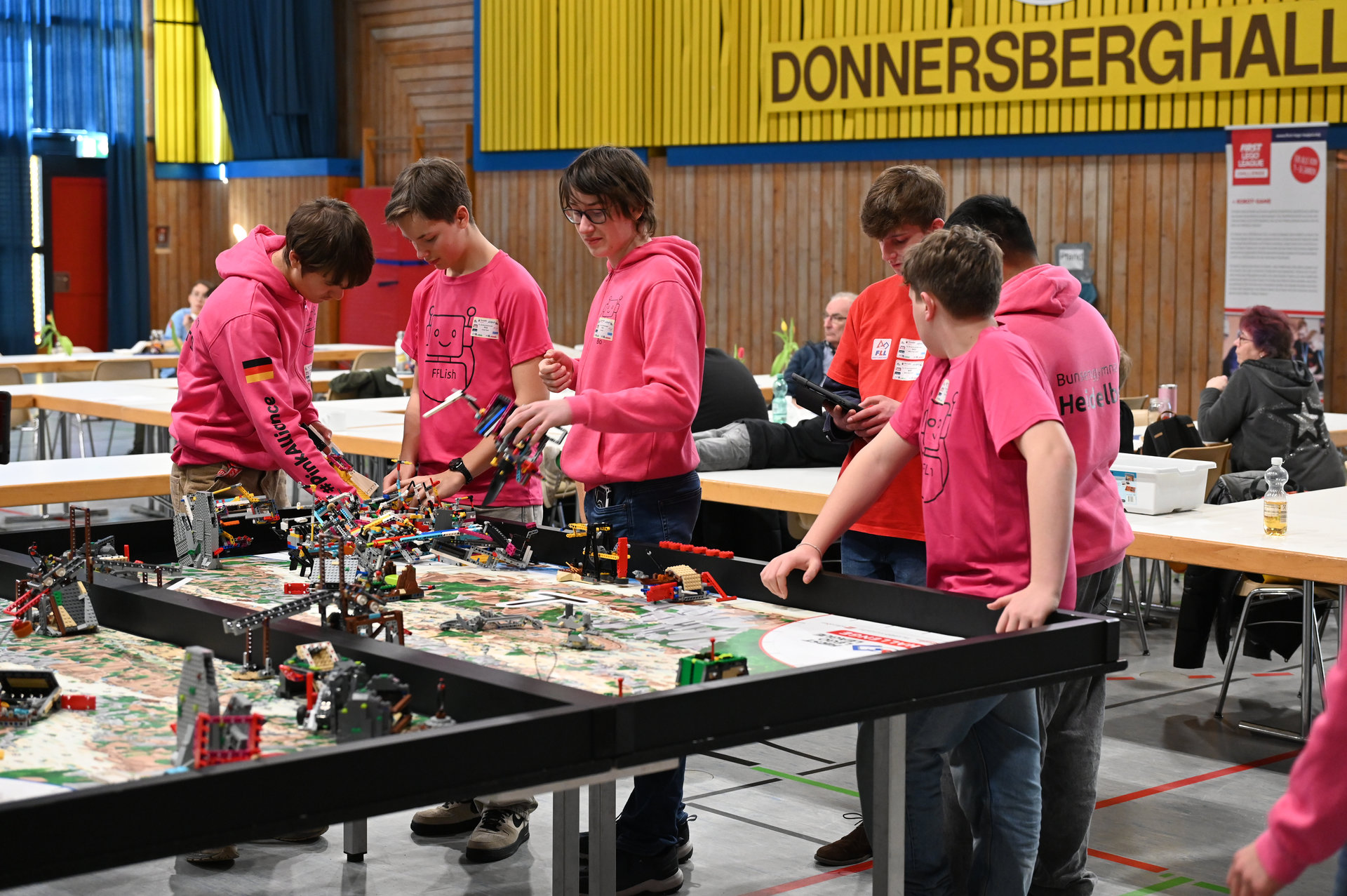 Im Robot-Game war es lange eng.