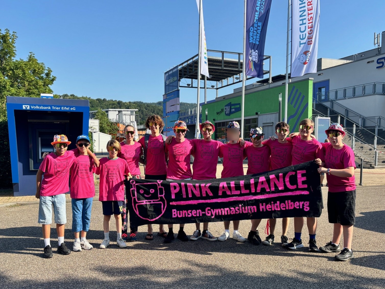 Mit 3 Teams war die #PinkAlliance am Start!